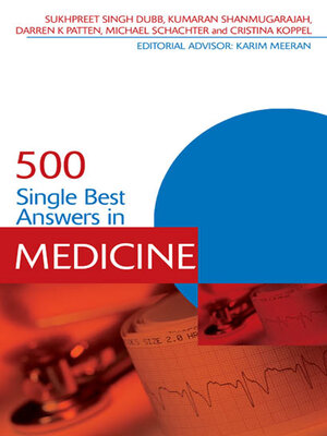 cover image of 500 Single Best Answers in Medicine